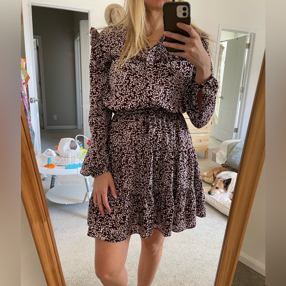 Rebecca minkoff merlot dress, like new